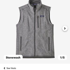 Men's Better Sweater® Fleece Vest, Size S